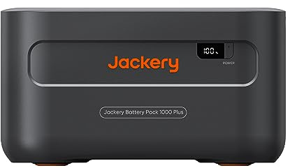 Jackery Battery Pack 1000 Plus, 1264Wh Expansion Battery, Charged with Jackery Explorer 1000 Plus
