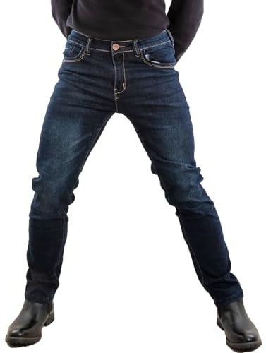Toocool - Hommes Jean Coupe Classique, Pantalons en Coton, Jeans Taille Moyenne, Jean Homme Regular LE-2487 [44, 2376 Bleu]