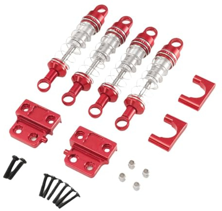 TAIZhiChen d'amortisseurs pour voiture télécommandée 1/12, pièces de rechange pour voiture télécommandée, support d'amortisseur pour MN82, 82S, Rouge