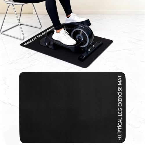Tappetino Antiscivolo per Palestra in Casa, Tappeto Tapis Roulant PVC Spesso, Tappetino Rulli Bici Fonoisolante Tappetino Antiscivolo per Bicicletta Ellittica per Tapis Roulant Cyclette Ellittica