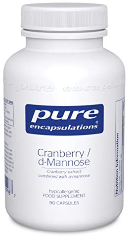 Pure Encapsulations - Cranberry/D-Mannose - Cranberry Extract Combined with D-Mannose - 90 Vegetarian Capsules