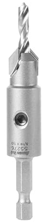 Amana Tool Carbide Tipped 82 Degree Countersink Drill Bit, 55276, 1/2 Dia x 3/16 Drill D x 1/4 Inch Quick Release Hex Shank for Tool 55242