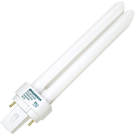 (10 Pack) Sylvania 21115 CF26DD/841/ECO 26-Watt 4100K 2-Pin Double Tube Compact Fluorescent Lamp