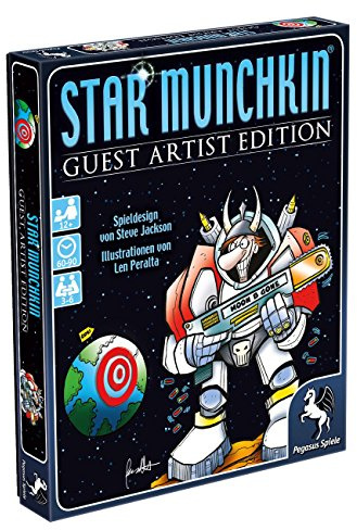 Pegasus Spiele 17232G - Star Munchkin Guest Artist Edition, Peralta-Version