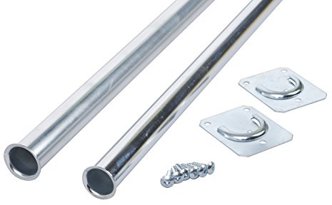 Closet Pro CD-0024-18/30ZC Heavy Duty Adjustable Rod, Silver,18 by 30-Inch, Zinc Plated