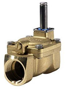 DANFOSS CHAUFFAGE - Electrovanne servo-commandée 2 2. EV 220B. Normalement Fermée. corps laiton. membrane EPDM. Pdm 0.3 à 16 bar. 032U7132. taraudée 1 1 4