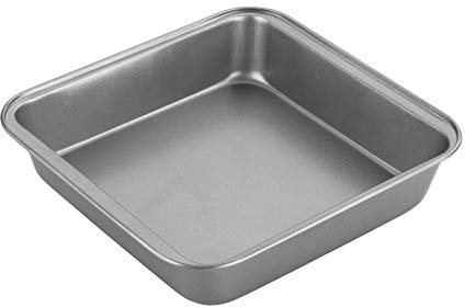 Chef Aid Antihaft-Quadratische Kuchenform 20cm aus Karbonstahl, Ideal für Alle Kuchensorten, Perfekt für Lasagne oder Traditionellen Hachis Parmentier