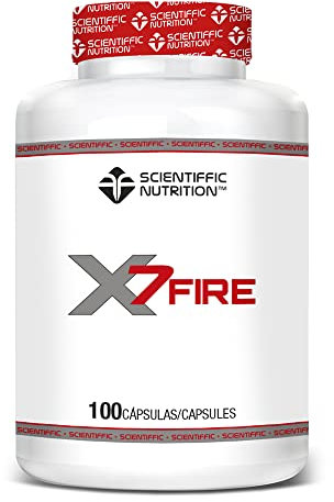 Scientiffic Nutrition - Xfire7, Quemagrasas Potente para Ayudar a la Pérdida de Peso, Suplemento Termogénico Quemador de Grasas - 100 Cápsulas