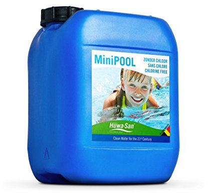 Huwa-San MiniPOOL chlorfreie All-in-One Wasser- & Poolpflege (Wasserstoffperoxid-Basis 7,9%, 5L bis 10m³)