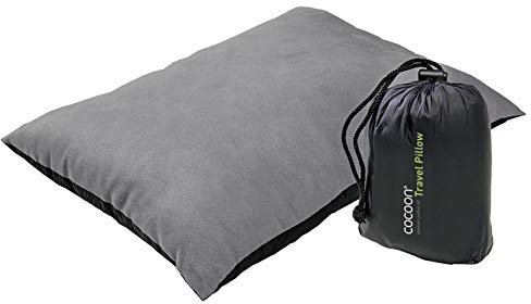 Cocoon Mikrofaser Reisekissen, schwarz, 11x15.5