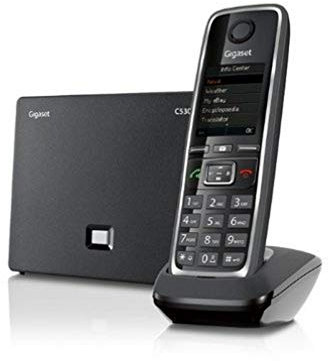 Gigaset C530 IP - Teléfono Inalámbrico con Tecnología IP, Compatible SIP, Manos Libres, Pantalla en color
