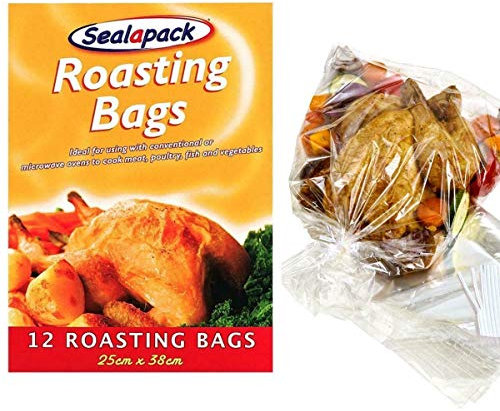 JMS we create smile - 24 x Turkey Chicken Meat Roasting Bags Oven Cooking Bags 25 x 38cm