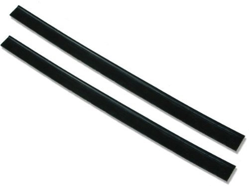 GBPro Professional Window Squeegee Stainless Wiper Rubber Replacement Blades - 2 per pack - Double sided High Grade Rubber Strip, Machine Cut - 15cm/25cm/35cm/45cm - Window Cleaning Equipment