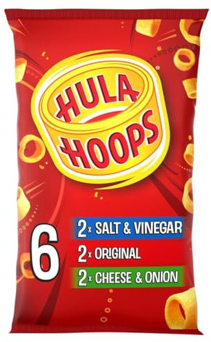 Hula Hoops Family Snack Pack, 144g