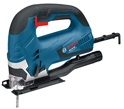 Bosch Professional Stichsäge GST 90 BE (inkl. Innensechskantschlüssel SW 5, 1x Stichsägeblatt T 144 D, Absaug-Set, Handwerkerkoffer)