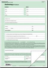 sigel Vordruck Kaufvertrag allgemein, A4, SD, 2-fach