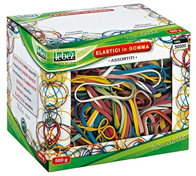 Lebez Elastici Gomma Assortiti 500 G