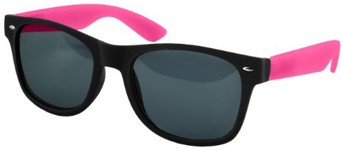Caspar SG008 Unisex Retro Nerd Sonnenbrille, Farbe:pink