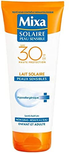 Mixa Solaire Peau Sensible - Lait Solaire Tolérance Optimale SPF 30 - 200 ml