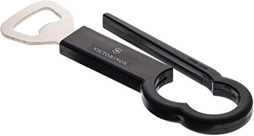 Victorinox, apribottiglie in PET, strumento pratico da cucina, in acciaio, nero