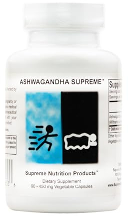 Supreme Nutrition Ashwagandha Supreme, 90 Pure Ashwagandha Vegetarian Capsules