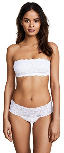 Cosabella Women's Say Never Flirtie Bandeau Bra Everyday, White, M