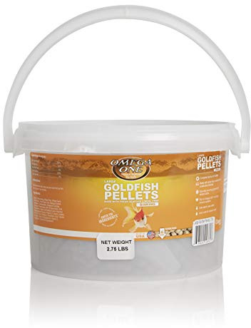 Omega One Goldfish Pellets, Sinking, Large, 2.75 lb x1