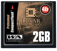 Lexar 2 GB 40X CompactFlash Card Pro