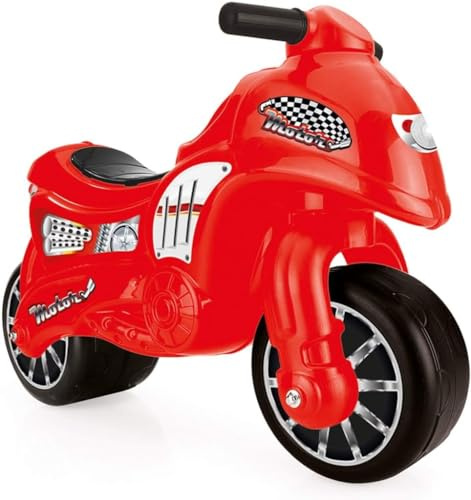Dolu Toddler Push Powered Motorcycle Indoor and Outdoor Ride On Balance Kids Play Toy Bike with Handlebars and 2 Large Rubber Wheels, 70 x 26.5 x 49 cm; 3 Kilograms, wheel size: ?12 Inches, Red