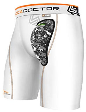 Shock Doctor Herren Aircore Suspensorium, White, XXL