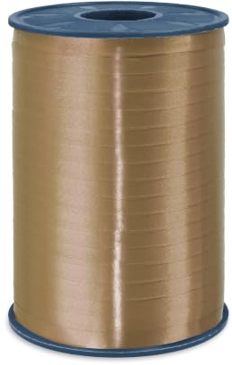 C.E. Pattberg America Gift Curling Ribbon Taupe, 546 Yards of balloonribbon for Gift Wrapping, 0.2 inches Width, Accessories for Decoration & Handicrafts, Decoration Ribbon for Presents