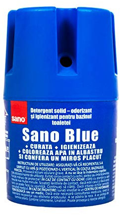 Sano Blue Water Toilet Bowl Cleaner Long Lasting Air Freshener WC Tablet Pack of 1