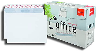 ELCO Office Versandtasche C5 100 g/m² FSC-zertifiziert mit Haftverschluss in Shop-Box 100 Stück weiß
