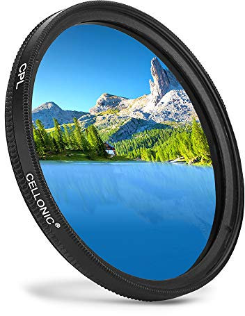 CELLONIC Polfilter CPL kompatibel mit Sony (Ø 49mm) Zirkularer Polarisationsfilter