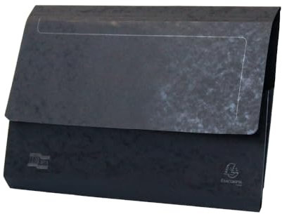 Exacompta Europa Dokumententasche für Kanzleipapier schwarz, 25 Stück