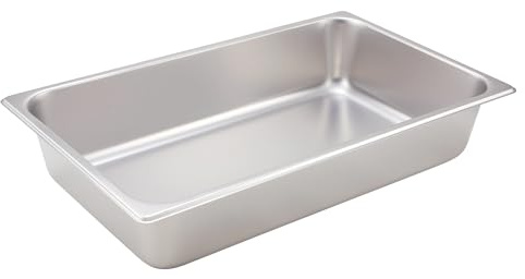 Winco 4-Inch Pan, Full, Stainless Steel