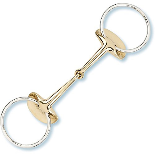 Stübben Gebiss 2264 Golden Wings Trense einfach gebrochen - 12,5 cm - 14 mm - Sweet Copper