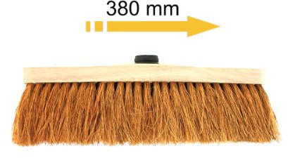 Escoba de coco 31 cm con enchufe Ø 24 mm