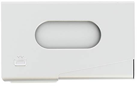 ÖGON Smart Wallets Visitenkartenetui aus aluminium, kapazität für 15 karten, Modell One Touch