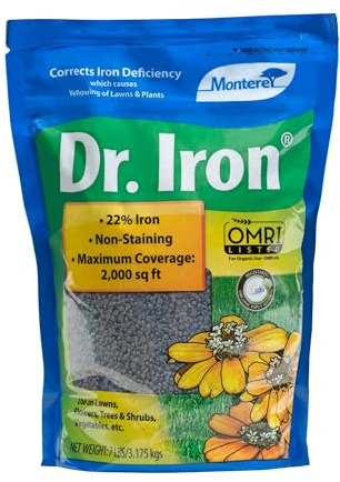 Monterey LG7115 Dr Soil Acidifier Granules Iron and Elemental Sulfur Acidic Fertilizer, 7 lb