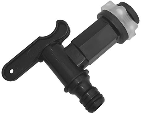 Bulk Hardware BH04478 Robinet de cuve/écrou arrière en Plastique à enfoncer