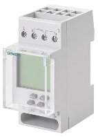 SIEMENS Digital DIN-Schienen-Zeitschaltuhr, Stunden, Minuten, Sekunden, 230 V ac, 1-Kanal, 28 Speicherplätze