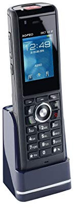 AGFEO 6101371 Telefon schnurlos DECT 65 IP schwarz