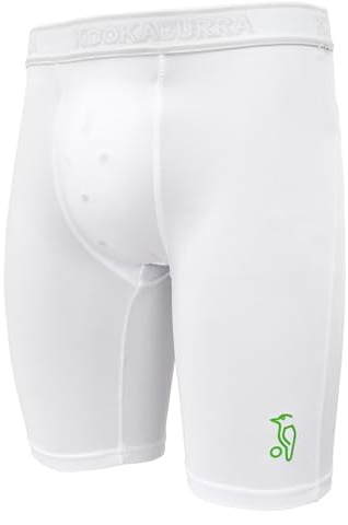 Kookaburra Cricket KB Compression Lite Shorts, X-Large White