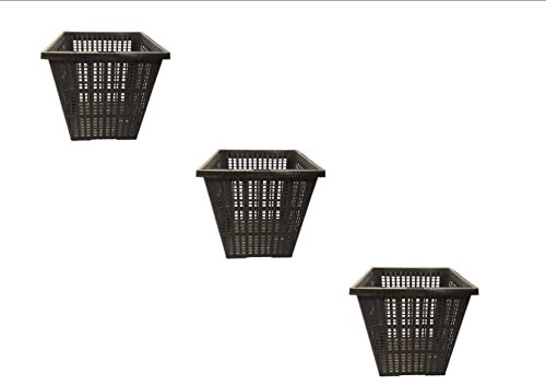 Pond H2O Panier carré Profond pour Plantes Aquatiques, Taille : 27,9 cm