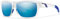 Smith Erwachsene Sportbrille Mastermind Sonnenbrille, Grau (Matte Crystal/Blue Sparkling Polarized), 60