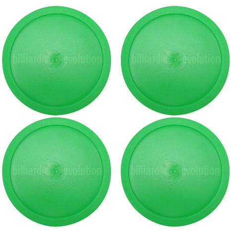 Billiard Evolution 4 Large, Green Round Air Hockey Pucks