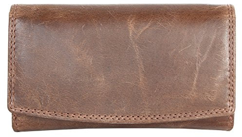 HMT Damen Starkes Naturleder Brieftasche ohne Logos oder Aufschriften