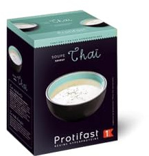 Protifast - Sopa Proteínada (7 X 28g) - Sopas proteínicas - Sopa 18 g de proteínas - Tailandés