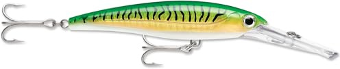 Rapala - X-Rap Magnum Angelköder - Angelzubehör mit großer Tauchschaufel - Salzwasser Spinnköder- Lauftiefe 3m - Fischköder 11cm, 22g - Hergestellt in Estland - Red Head
